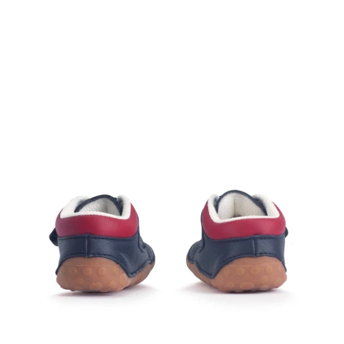 STARTRITE - DINKY- NAVY LEATHER VELCRO PRE-WALKERS
