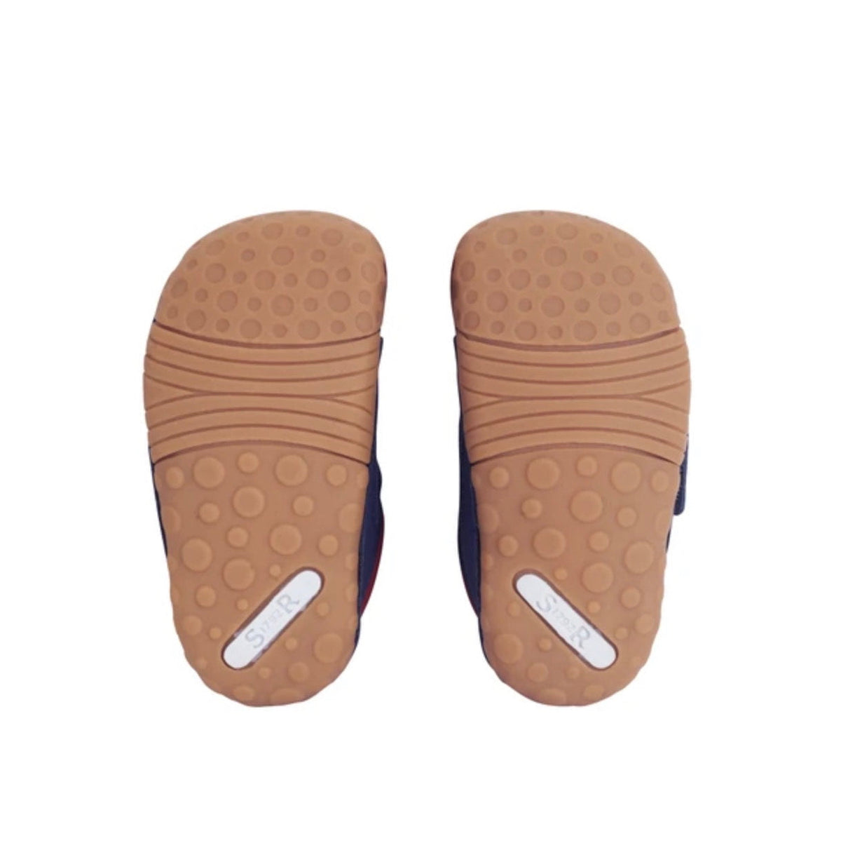 STARTRITE - DINKY- NAVY LEATHER VELCRO PRE-WALKERS