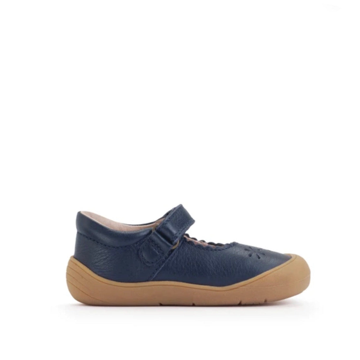 STARTRITE - EVA - NAVY LEATHER VELCRO MARY JANE FIRST WALKER