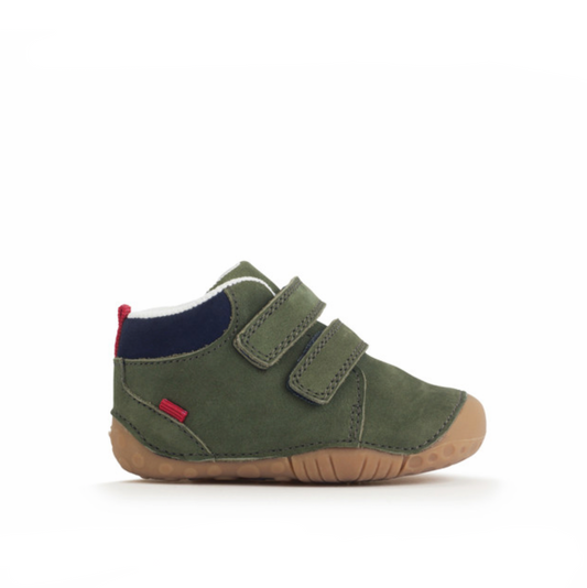 STARTRITE - PIP- KHAKI NUBUCK VELCRO PRE-WALKERS