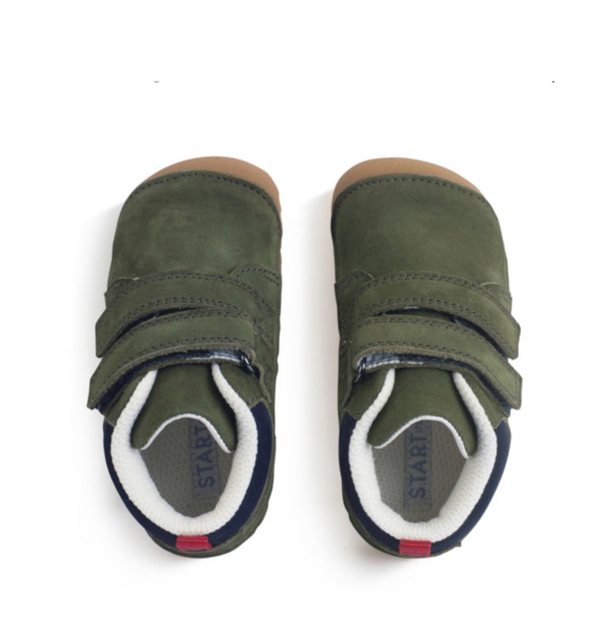 STARTRITE - PIP- KHAKI NUBUCK VELCRO PRE-WALKERS