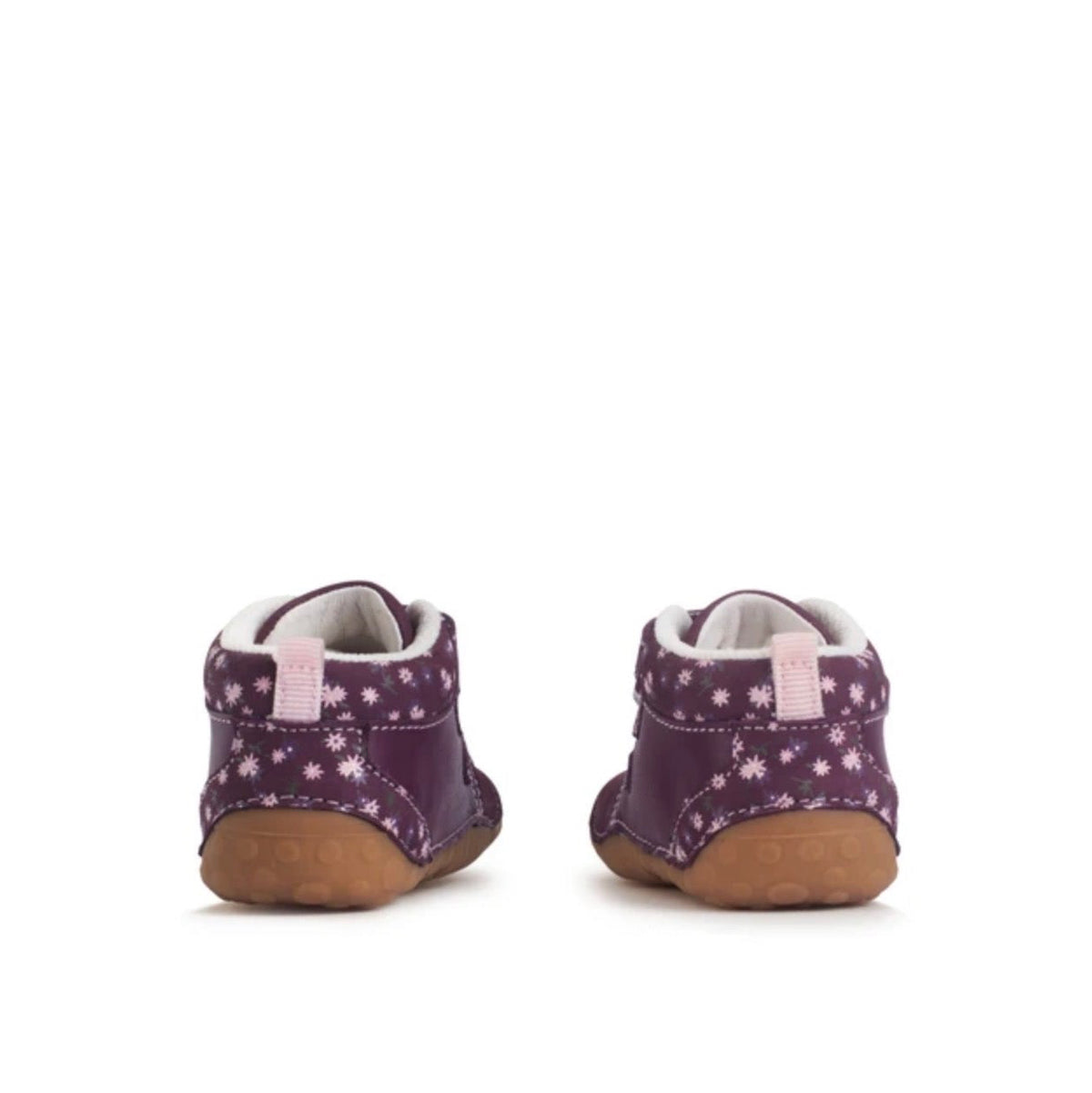 STARTRITE - PIP- BURGUNDY LEATHER/NUBUCK VELCRO PRE-WALKERS