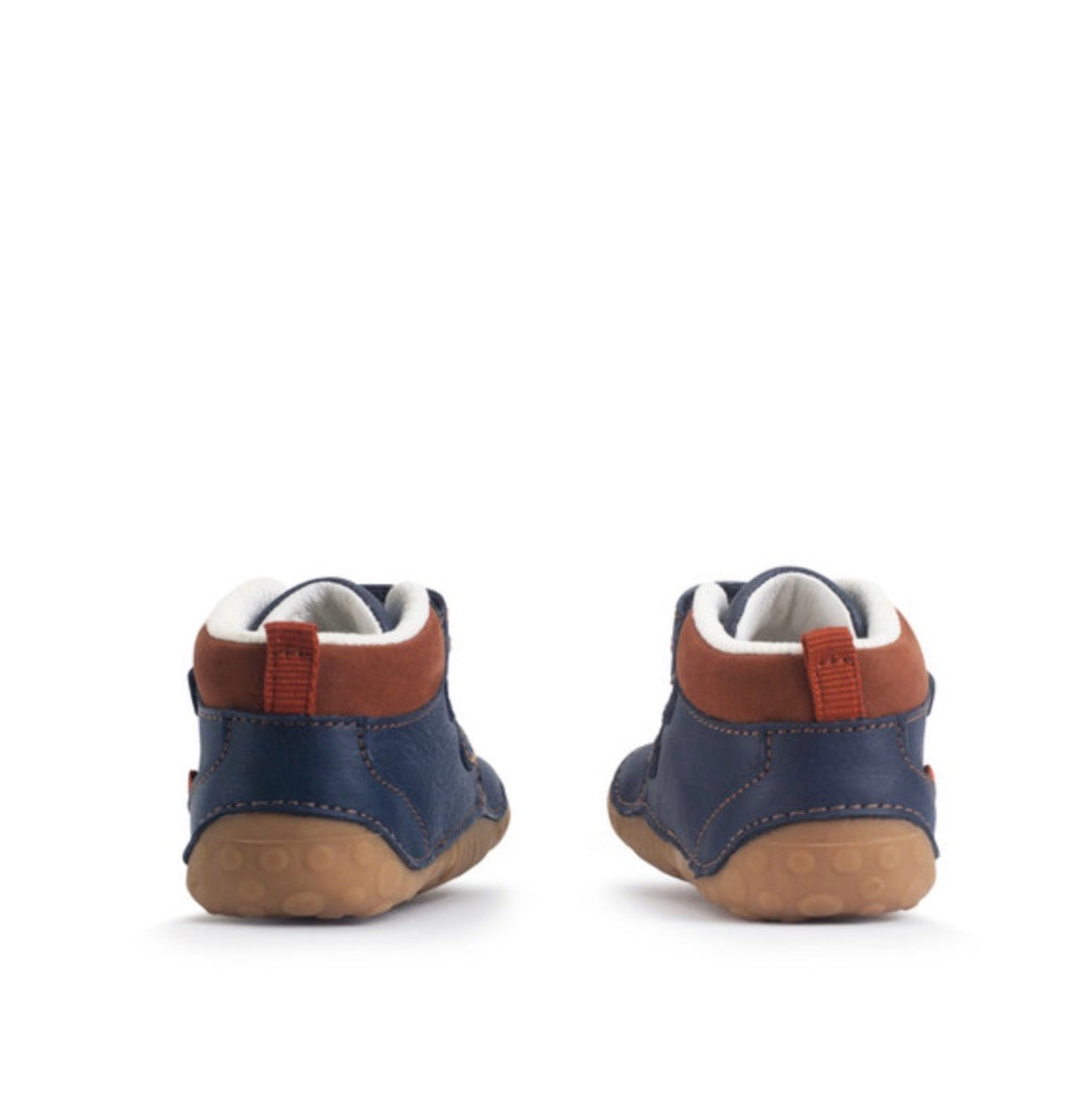 STARTRITE - PIP - NAVY LEATHER VELCRO PRE-WALKERS