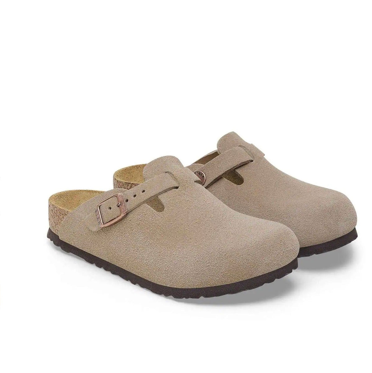 BIRKENSTOCK- Boston clog - Taupe