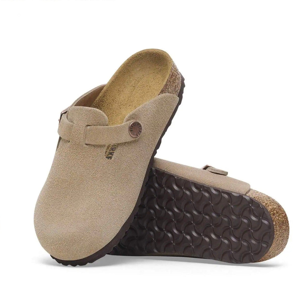 BIRKENSTOCK- Boston clog - Taupe