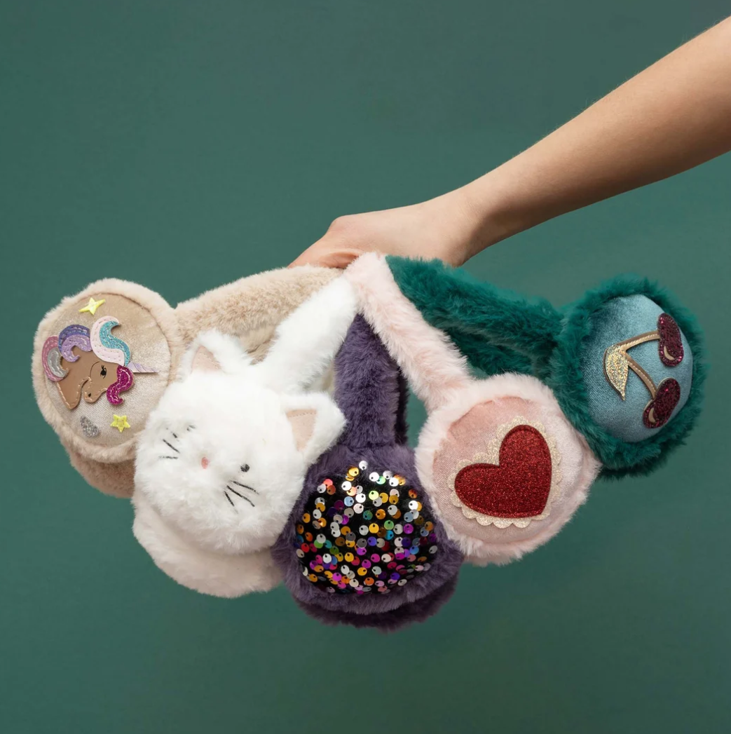 MIMI AND LULA - Cream kitty earmuffs