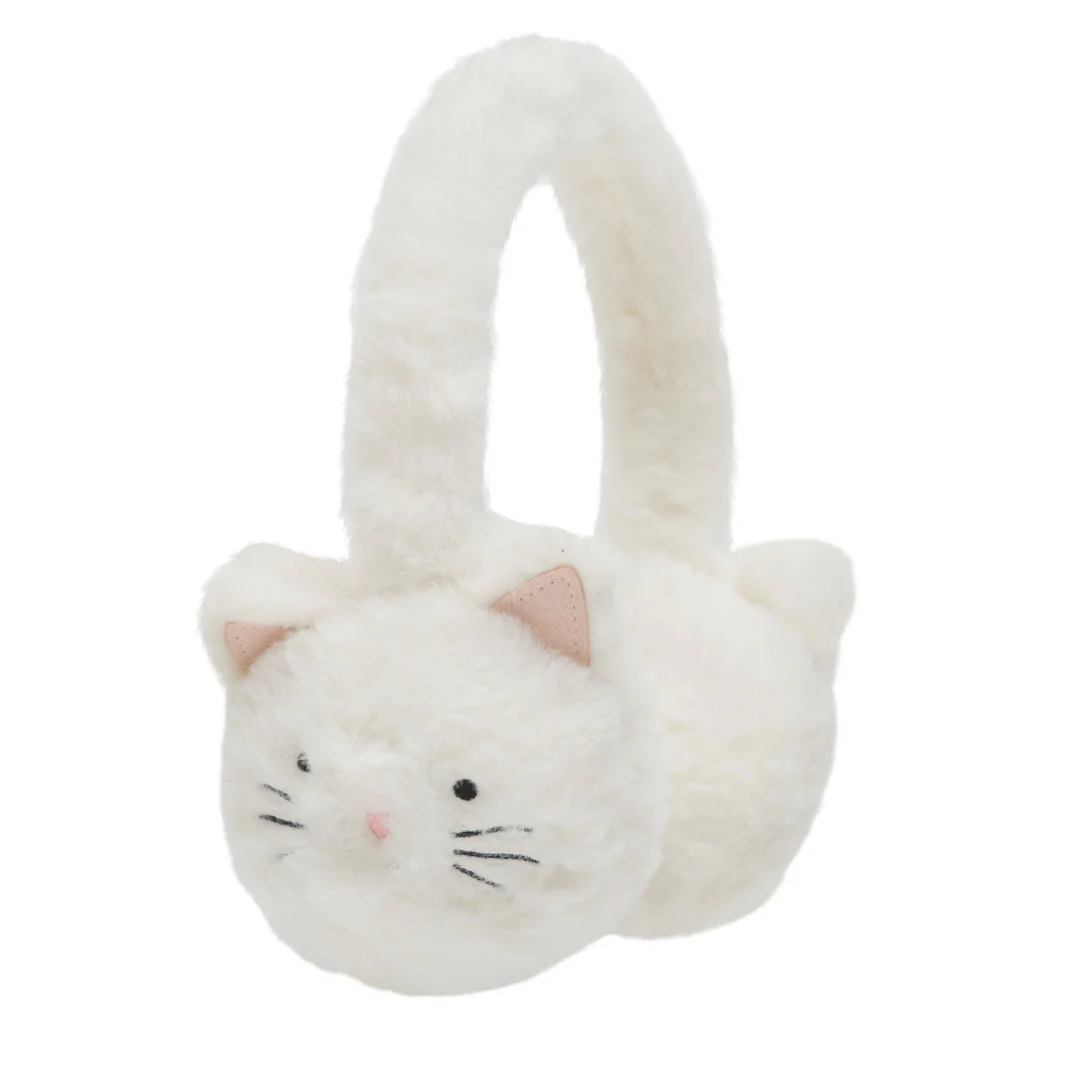 MIMI AND LULA - Cream kitty earmuffs