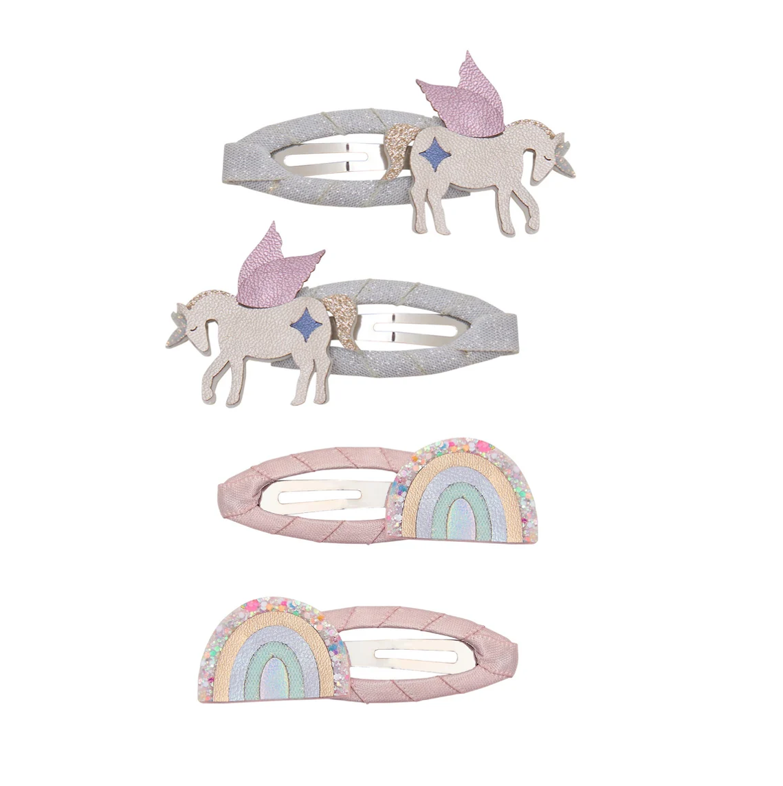 MIMI AND LULA - Unicorn and rainbow hair clips