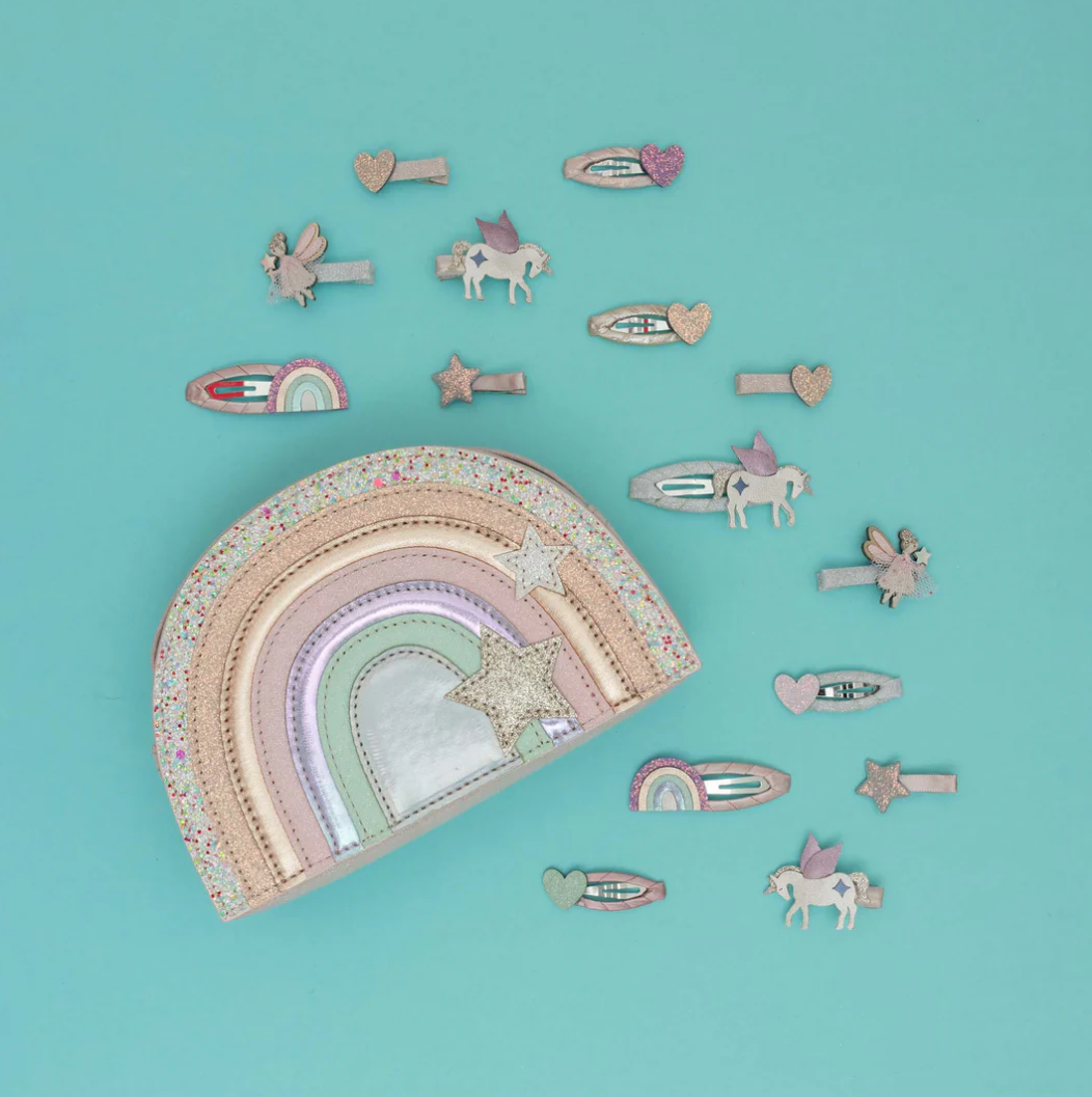 MIMI AND LULA - Unicorn and rainbow hair clips