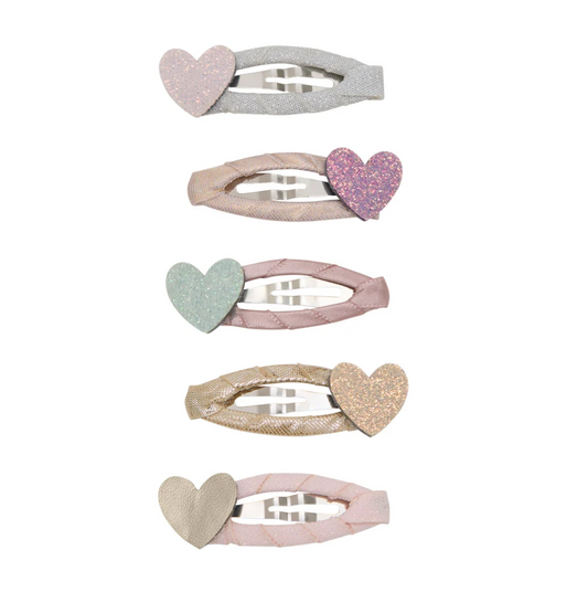 MIMI AND LULA - Teeny heart mini hair clips