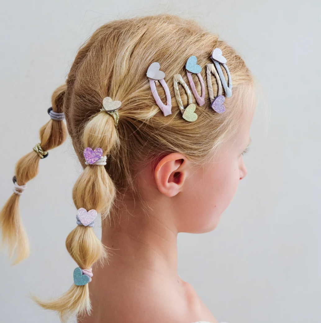 MIMI AND LULA - Teeny heart mini hair clips