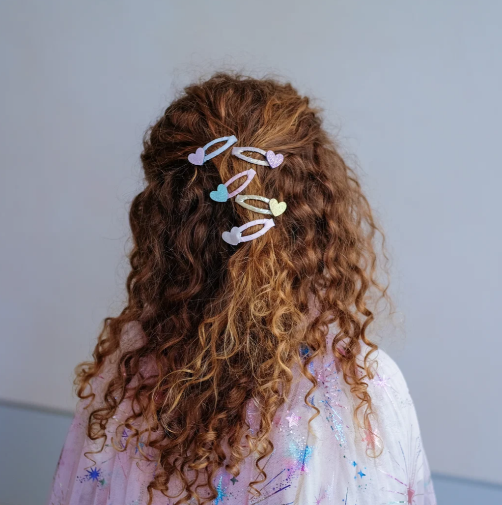 MIMI AND LULA - Teeny heart mini hair clips