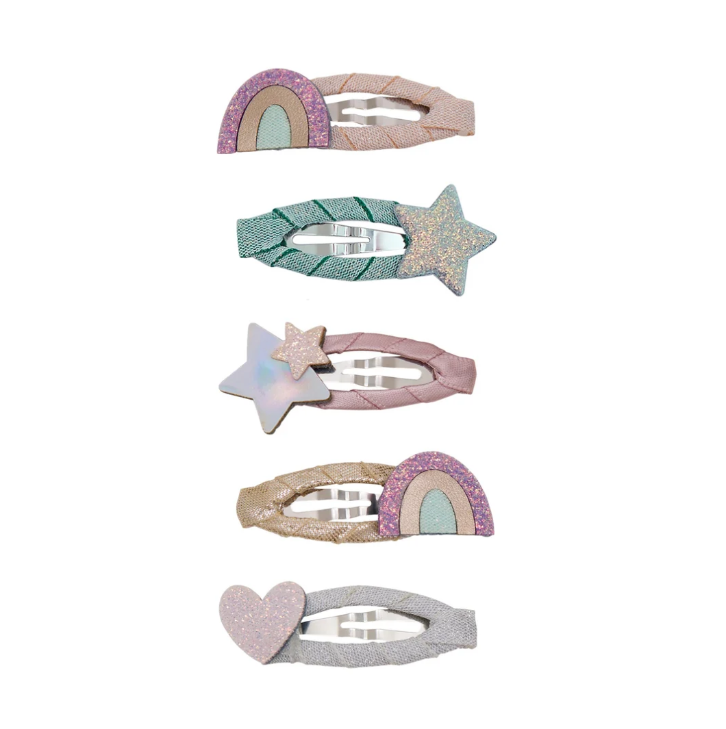 MIMI AND LULA - Rainbow mini hair clips