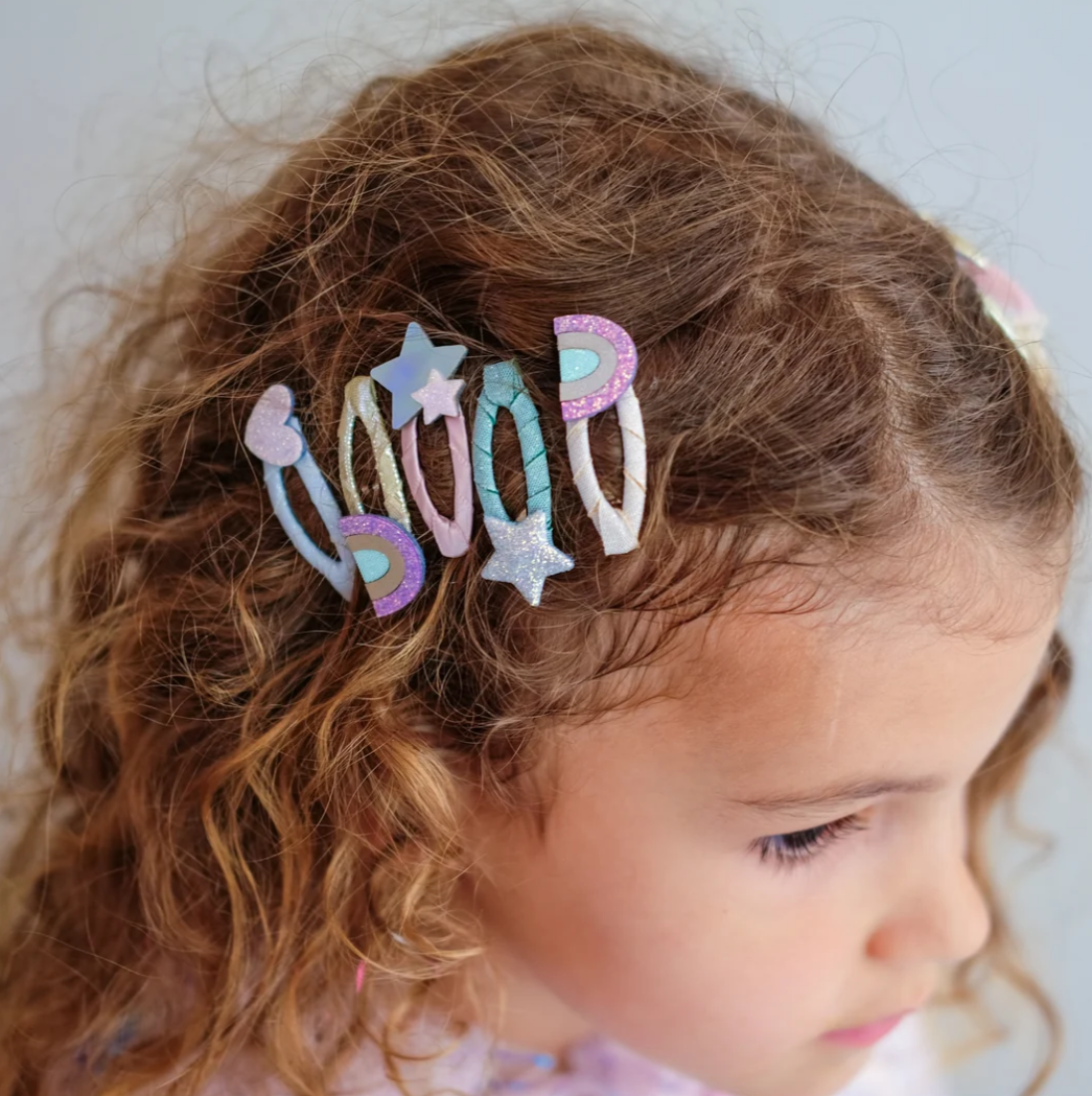 MIMI AND LULA - Rainbow mini hair clips