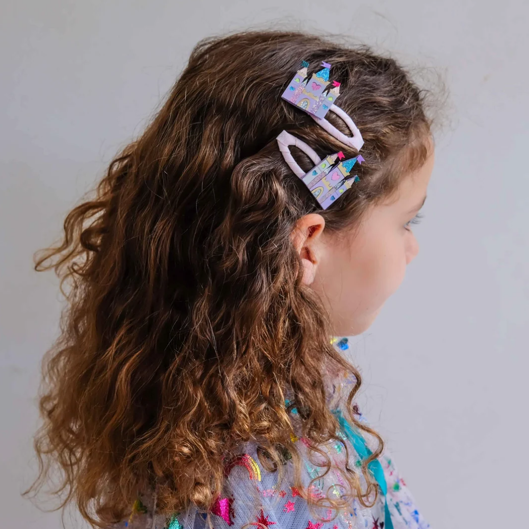 MIMI AND LULA - Rainbow castle hair clips