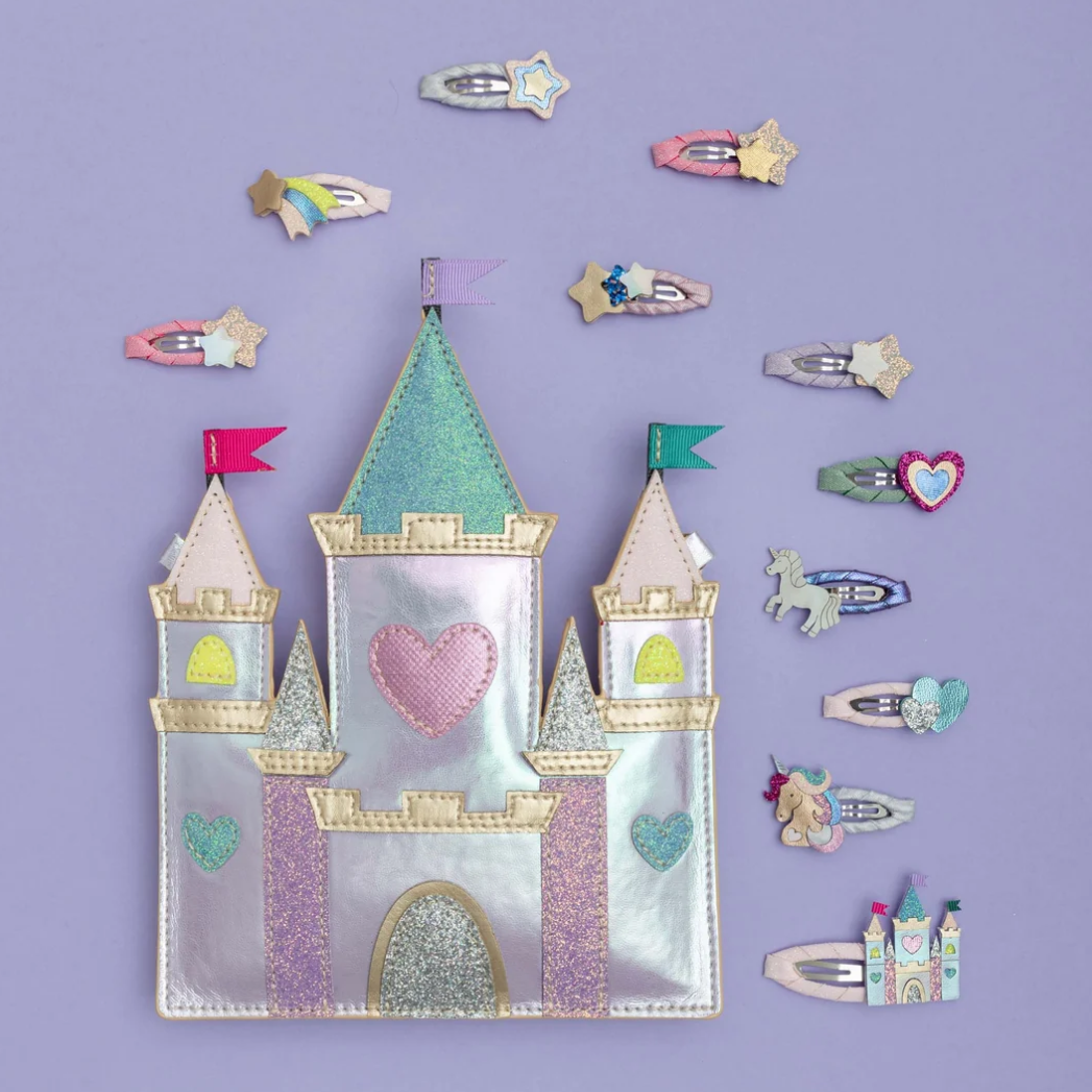 MIMI AND LULA - Rainbow castle hair clips