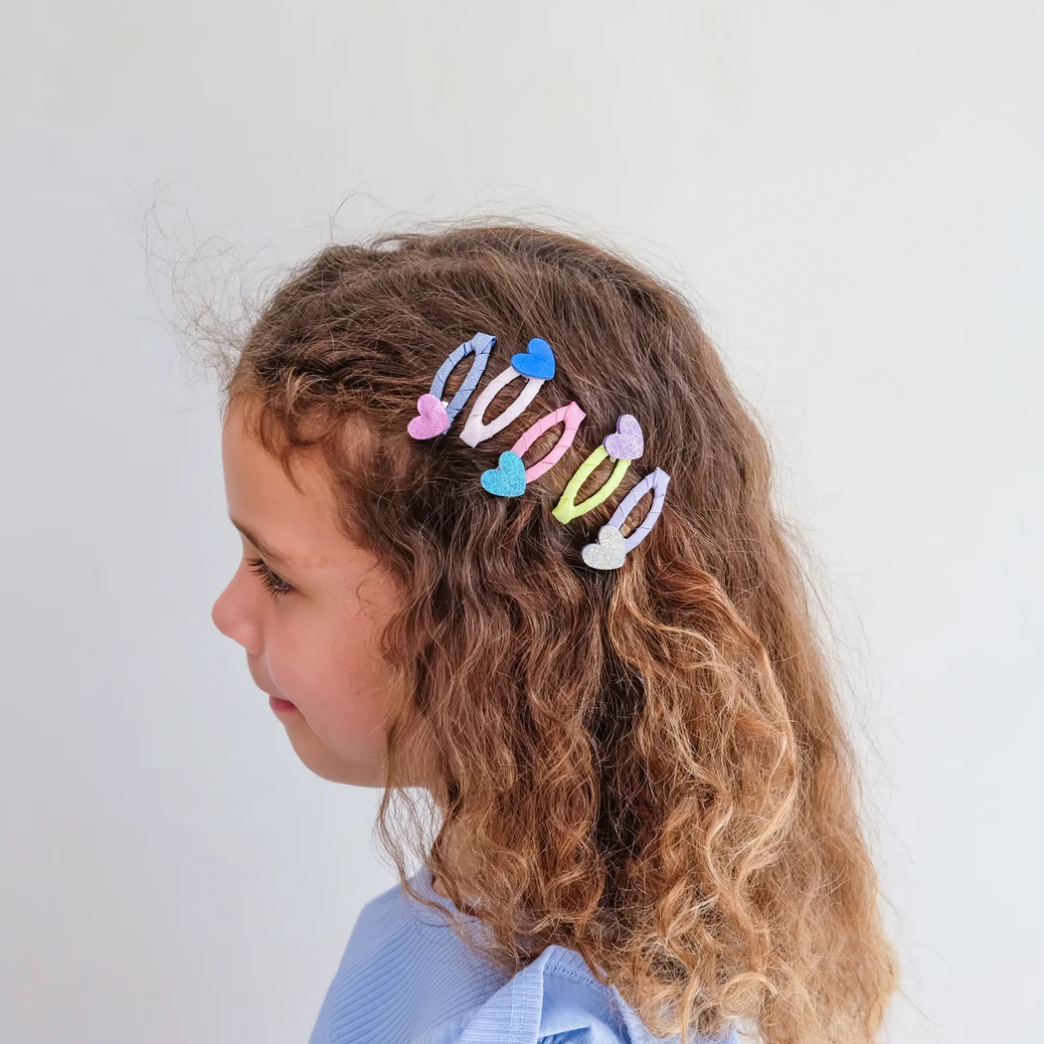 MIMI AND LULA - Happy heart mini hair clips