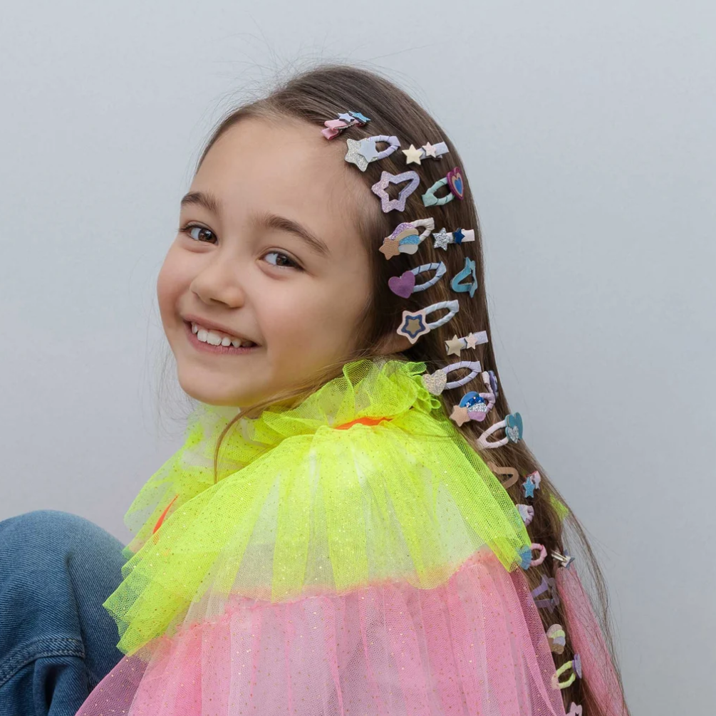 MIMI AND LULA - Happy heart mini hair clips