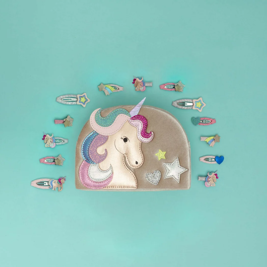 MIMI AND LULA - Happy heart mini hair clips