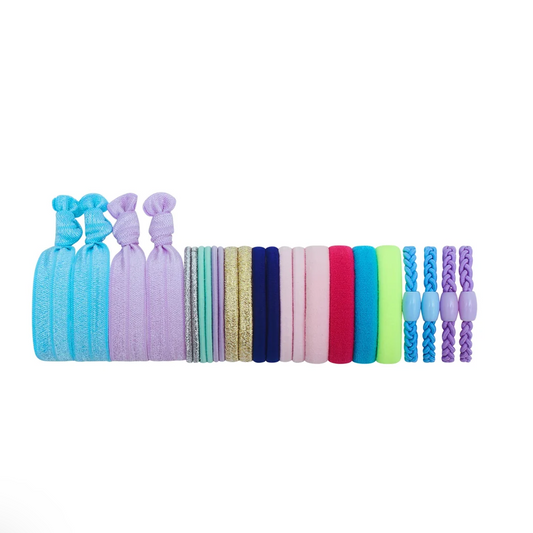 MIMI AND LULA - Bright assorted hair tie pack of 24