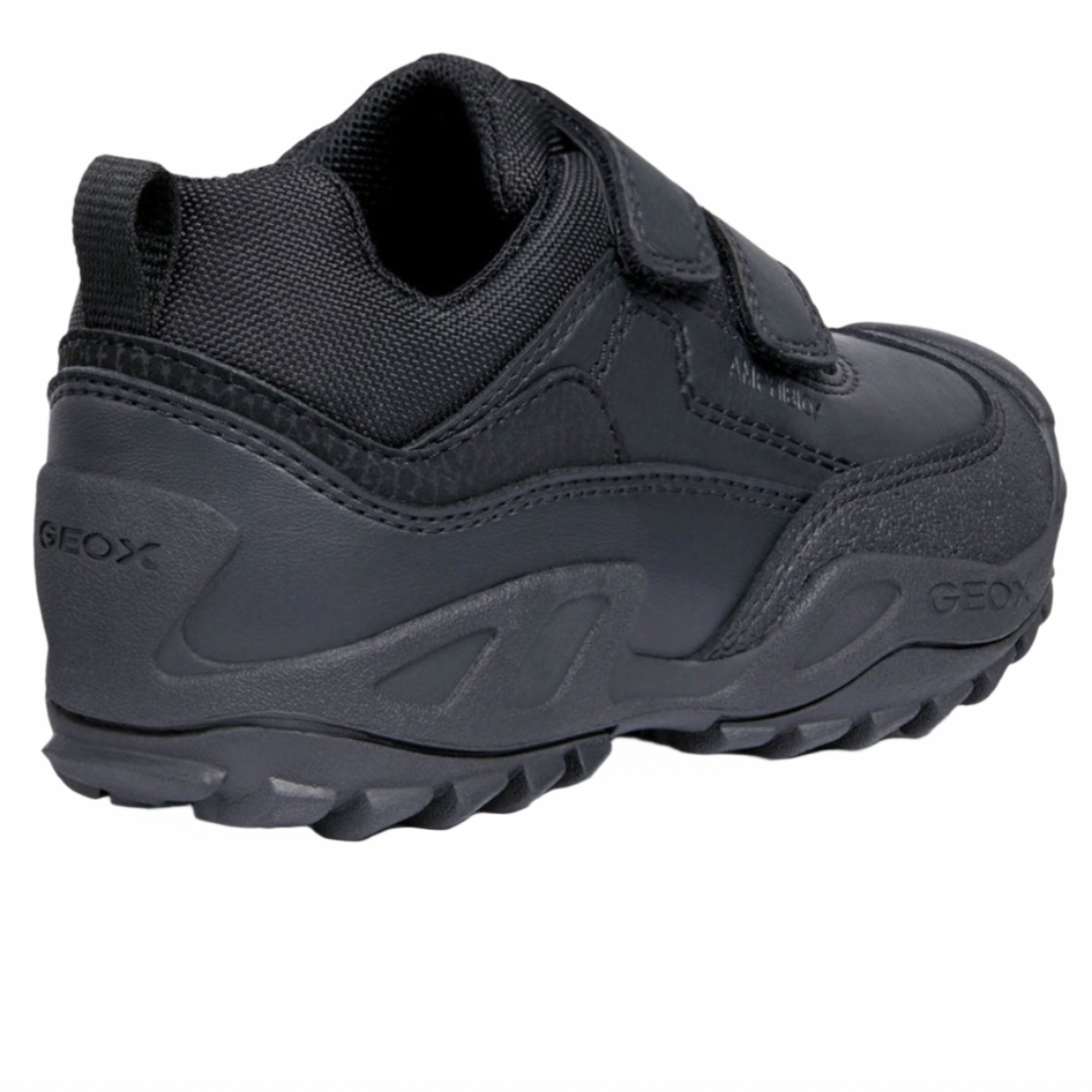 GEOX Savage Boy Black Velcro shoes