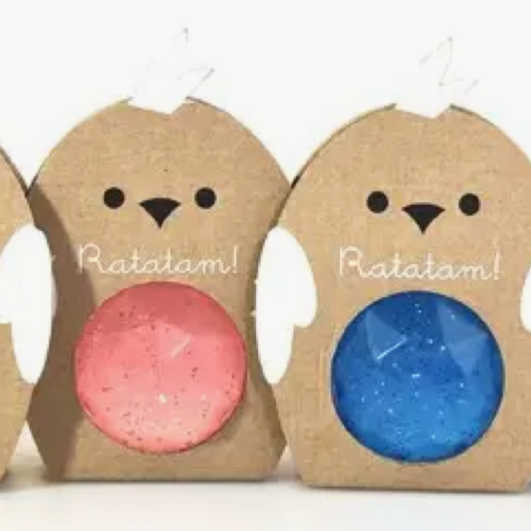 Ratatam 42mm Green Glitter Bird Bouncing Ball