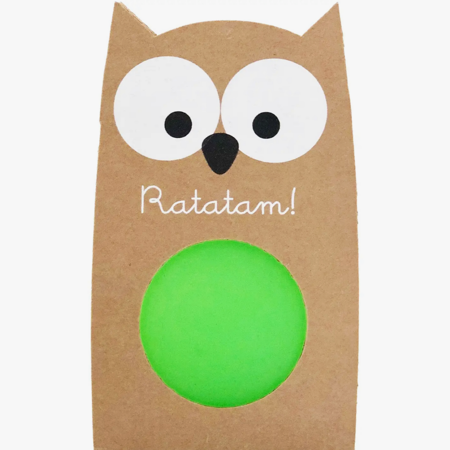 Ratatam 57mm Green Owl Bouncing Ball