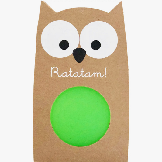 Ratatam 57mm Green Owl Bouncing Ball