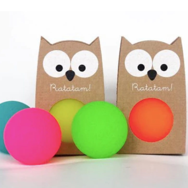 Ratatam 57mm Green Owl Bouncing Ball