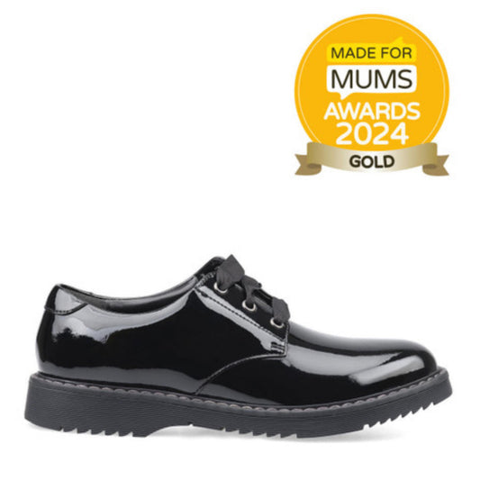 Start-Rite Impact Black Patent  Leather School Shoes