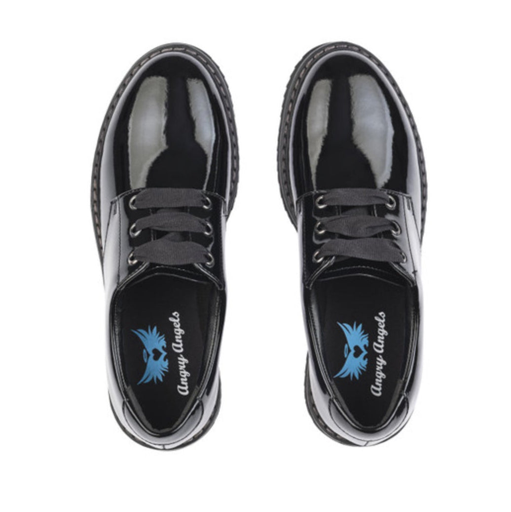 Start-Rite Impact Black Patent  Leather School Shoes