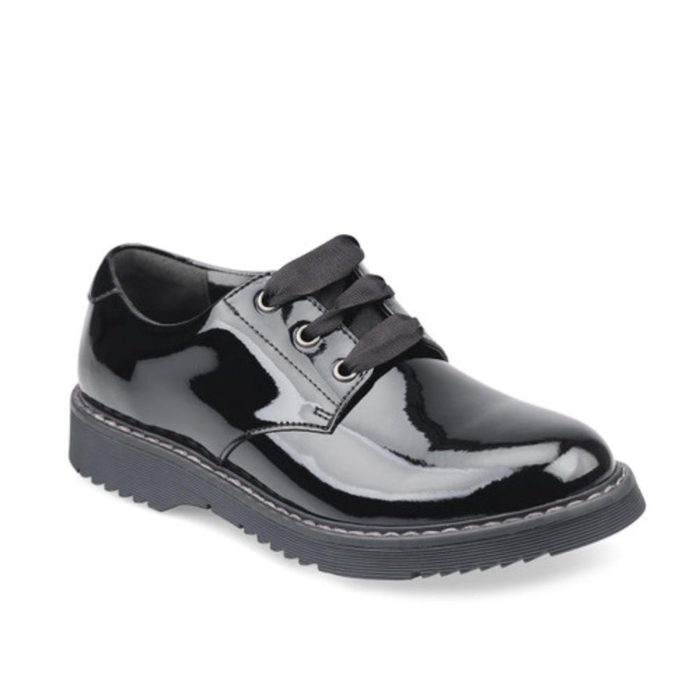 Start-Rite Impact Black Patent  Leather School Shoes
