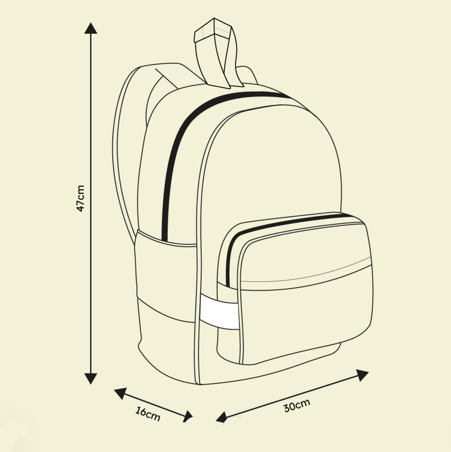 Pachee Junior backpack - Sage Green