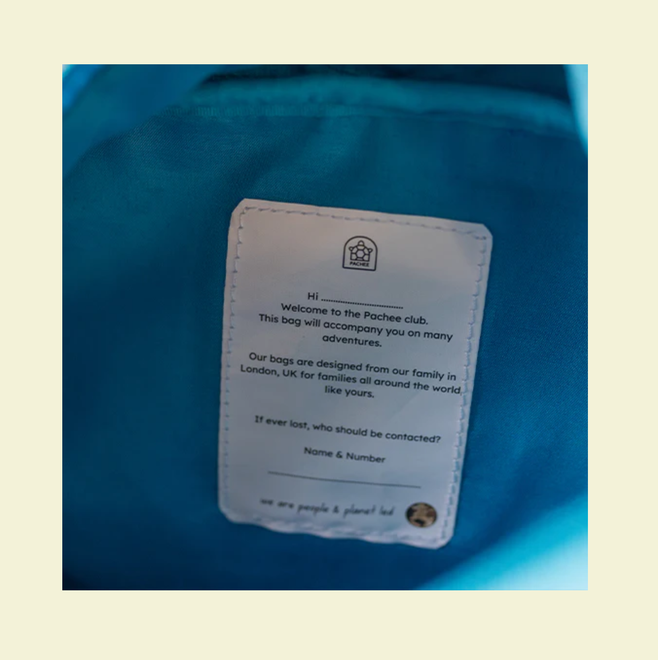 Pachee Junior backpack - Aqua Blue