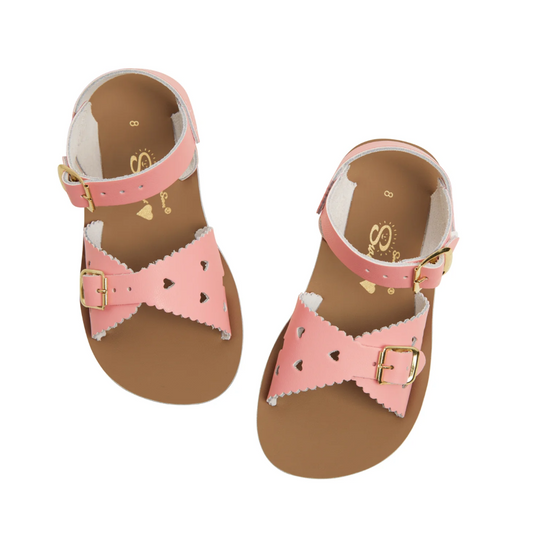 Saltwater Sweetheart Pink Kids Sandal