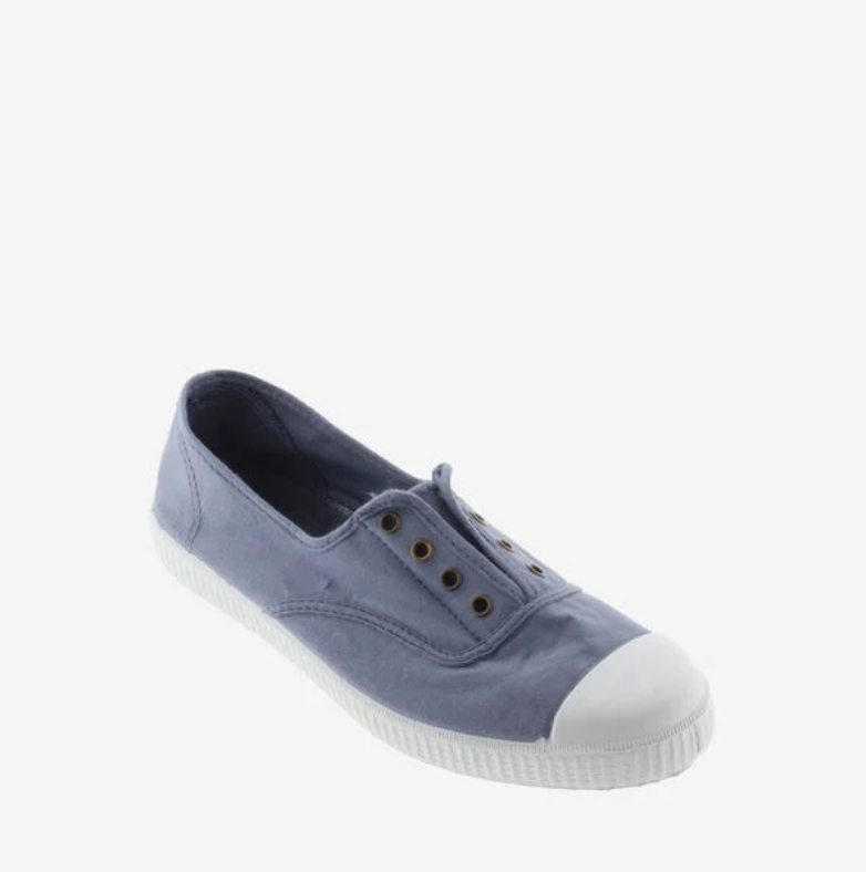 Victoria 1915 Canvas Elastic Plimsoll Blue Azul