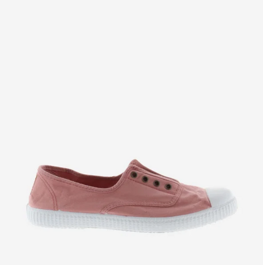 Victoria 1915 Canvas Elastic Plimsoll Nude Pink