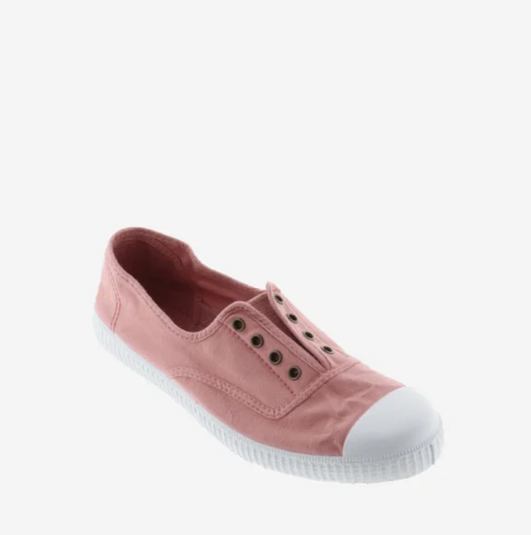 Victoria 1915 Canvas Elastic Plimsoll Nude Pink