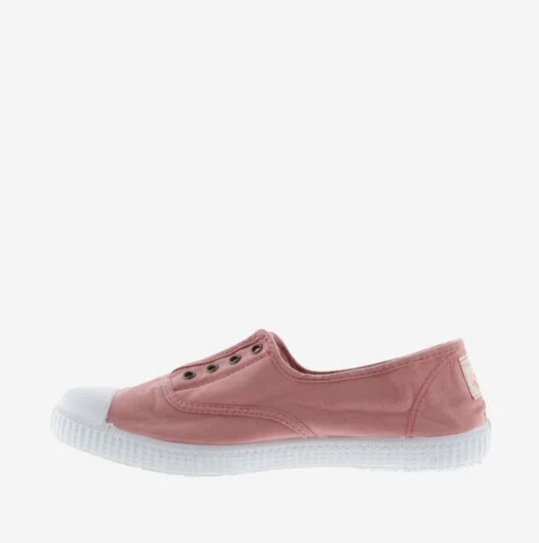 Victoria 1915 Canvas Elastic Plimsoll Nude Pink