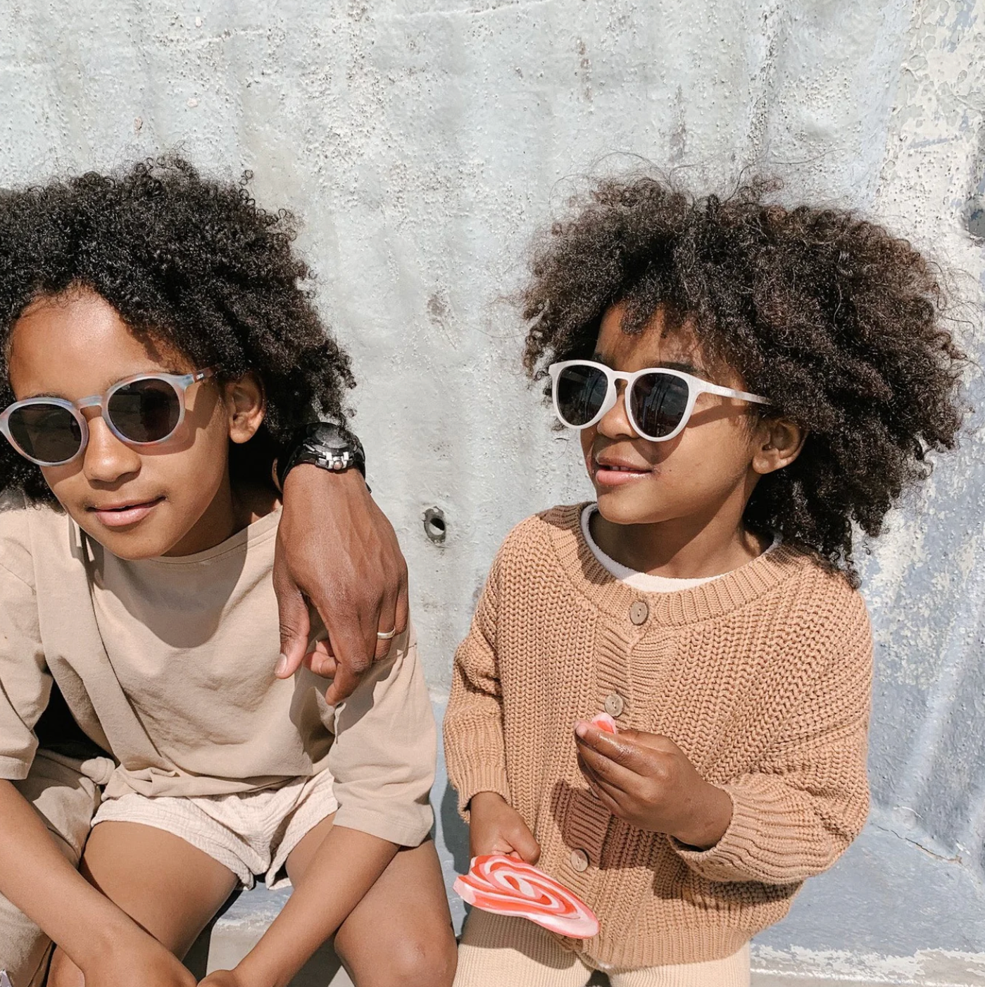 LEOSUN KIDS POLARIZED SUNGLASSES 5+ YEARS - EASTON | FADED RAINBOW