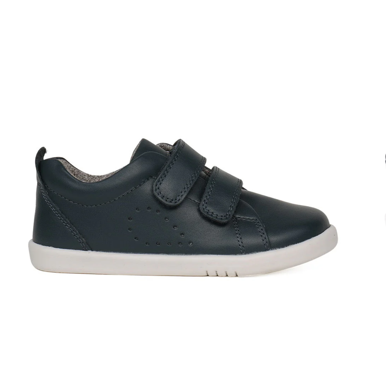 Bobux Grass Court Navy Leather Trainers