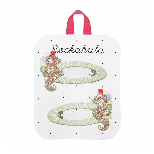 Rockahula Rainbow Seahorse Clips