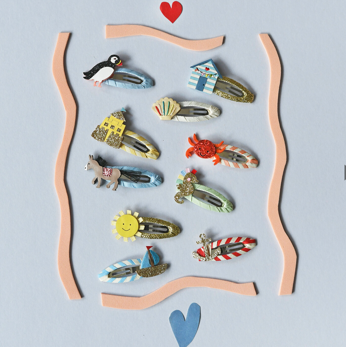 Rockahula Rainbow Seahorse Clips
