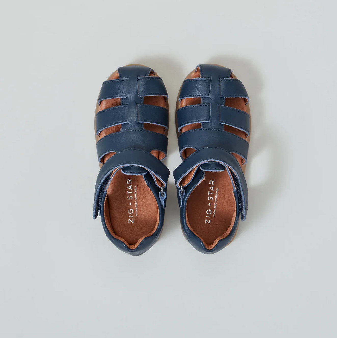 ZIG AND STAR COSMIC INFANT CLOSED-TOE KIDS' SANDAL NAVY