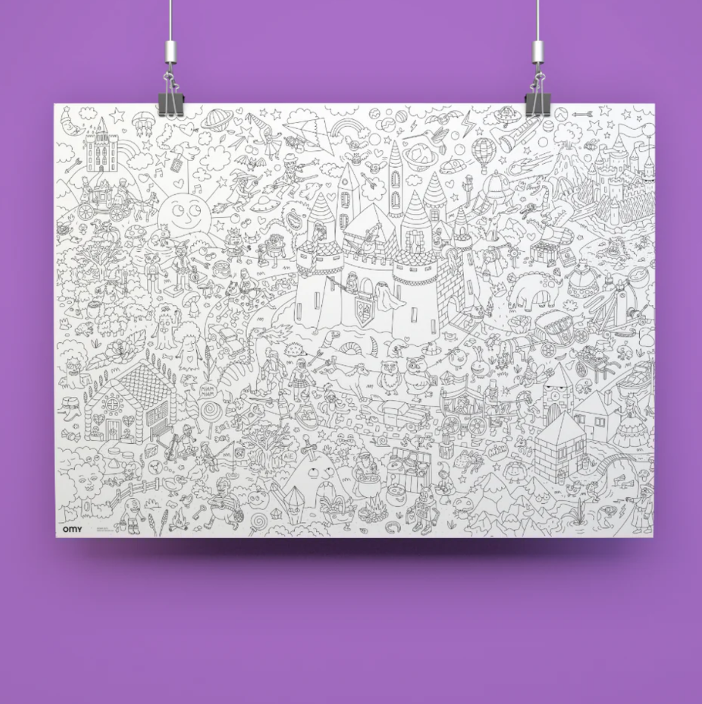 OMY  Magic - Giant Colouring Poster