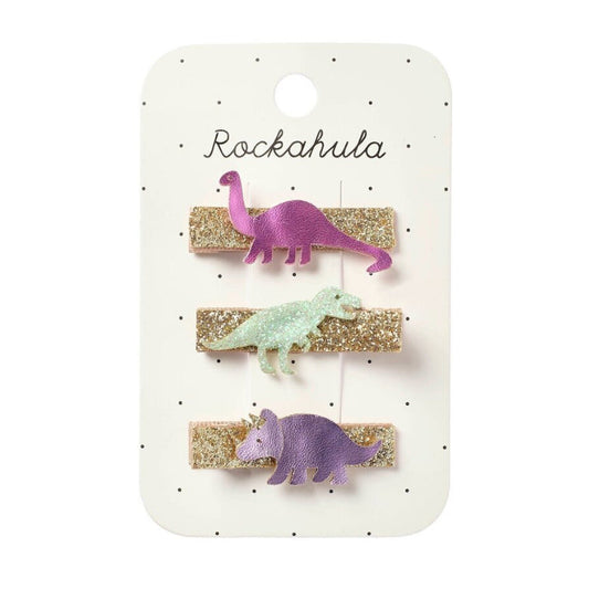 Rockahula Shimmer Dinosaur Bar Clips