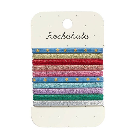 Rockahula Disco Shimmer Elastic Pony Pack