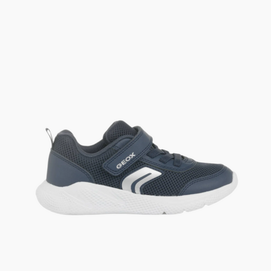 GEOX J Sprintye Navy Mesh Trainer