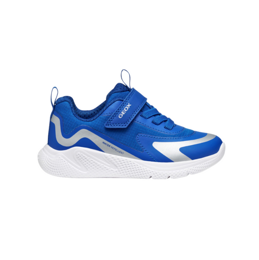 GEOX J Sprintye Royal Blue Mesh Trainer