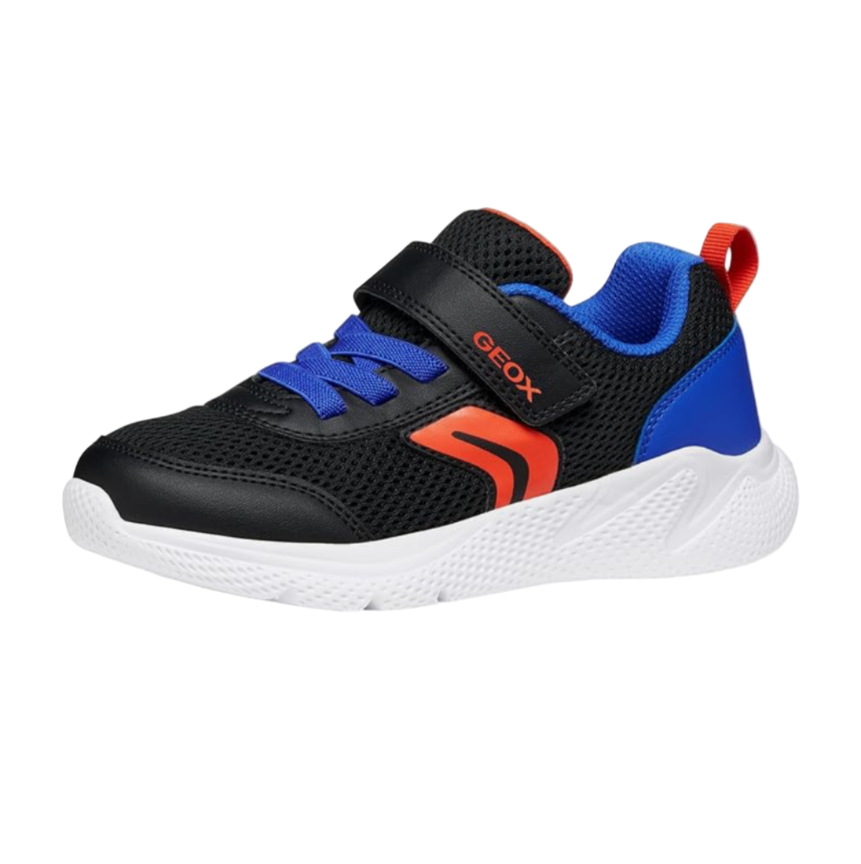 GEOX J Sprintye Black/Royal  Mesh Trainer